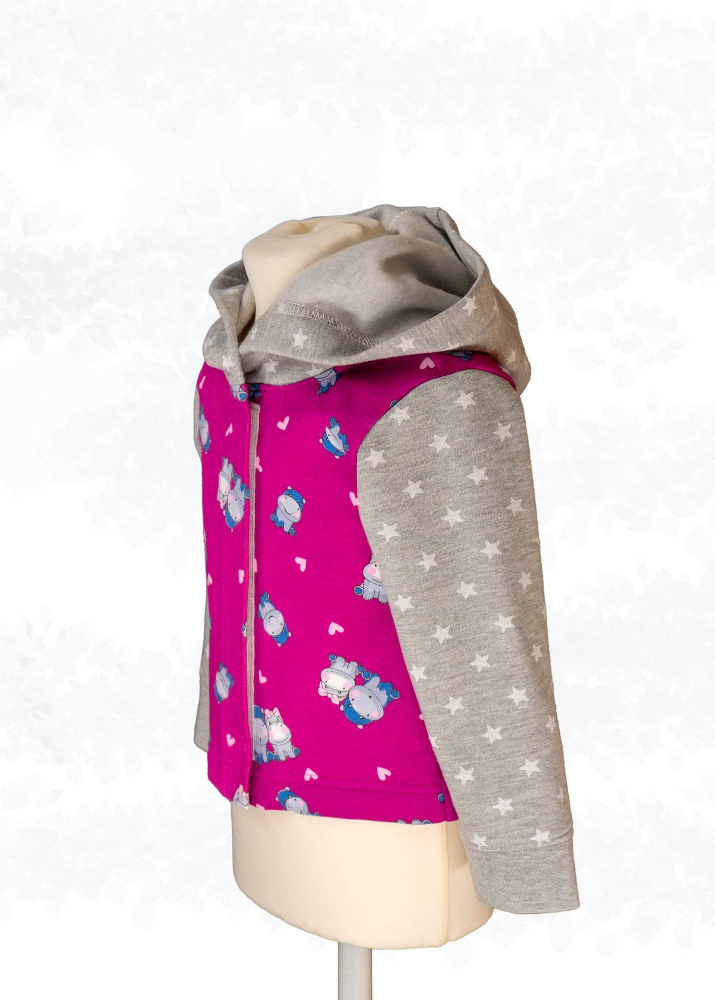 Schnittmuster Cassie Kids – Sweatjacke & Weste mit Kapuze für Kinder Gr. 92-164 - Sewando