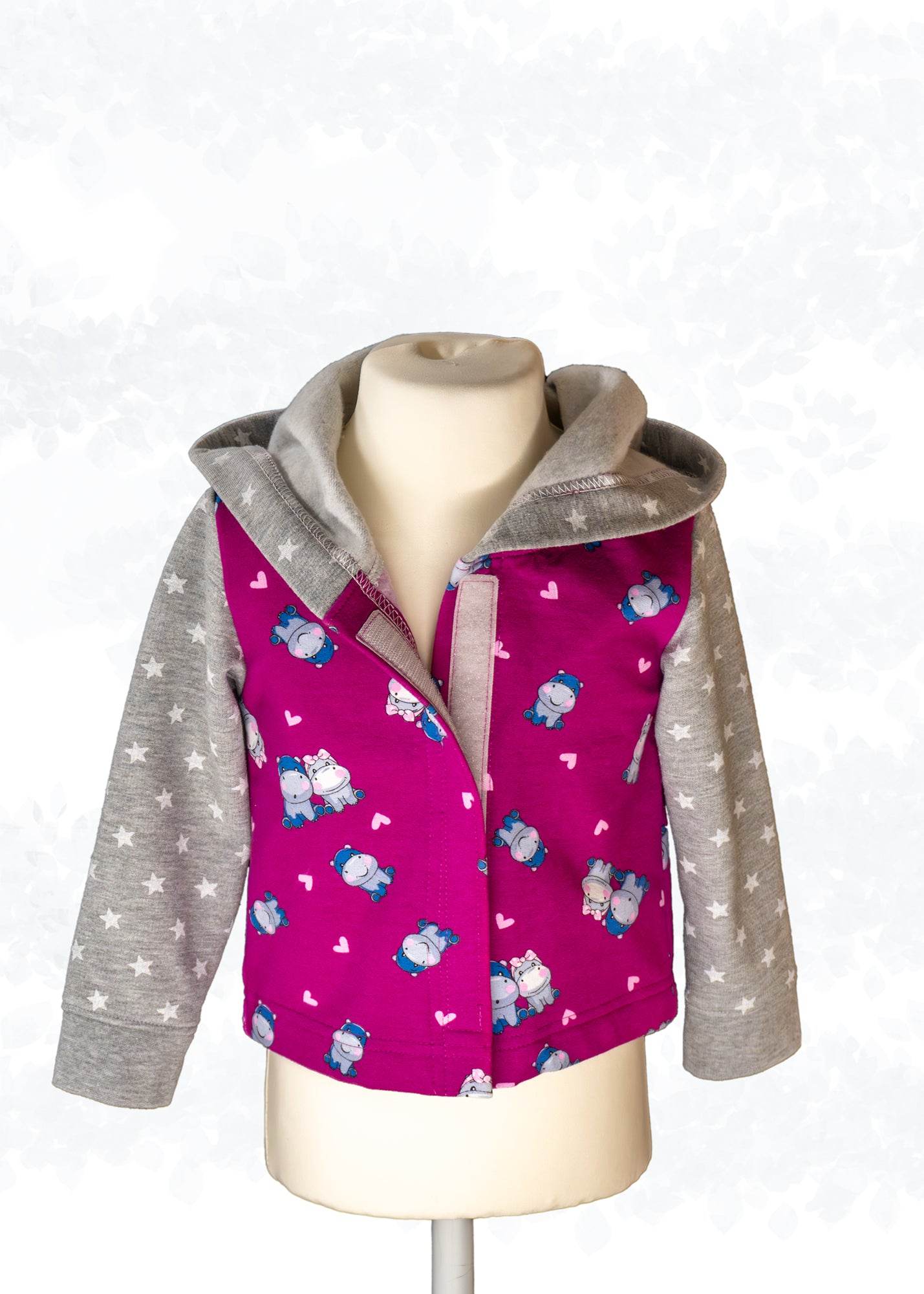 Schnittmuster Cassie Kids – Sweatjacke & Weste mit Kapuze für Kinder Gr. 92-164 - Sewando