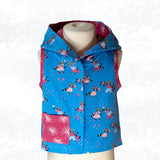Schnittmuster Cassie Kids – Sweatjacke & Weste mit Kapuze für Kinder Gr. 92-164 - Sewando