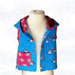 Schnittmuster Cassie Kids – Sweatjacke & Weste mit Kapuze für Kinder Gr. 92-164 - Sewando