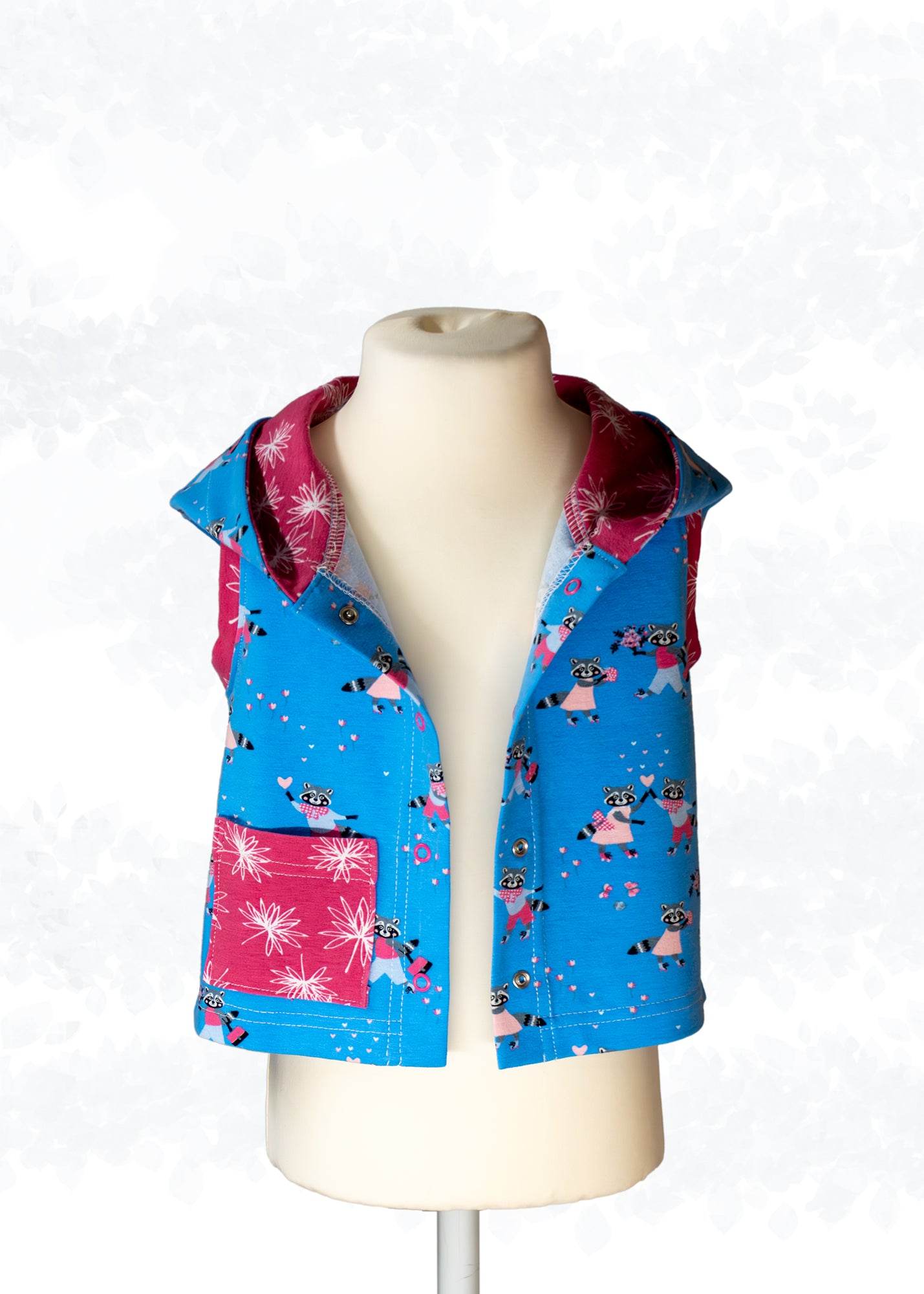 Schnittmuster Cassie Kids – Sweatjacke & Weste mit Kapuze für Kinder Gr. 92-164 - Sewando
