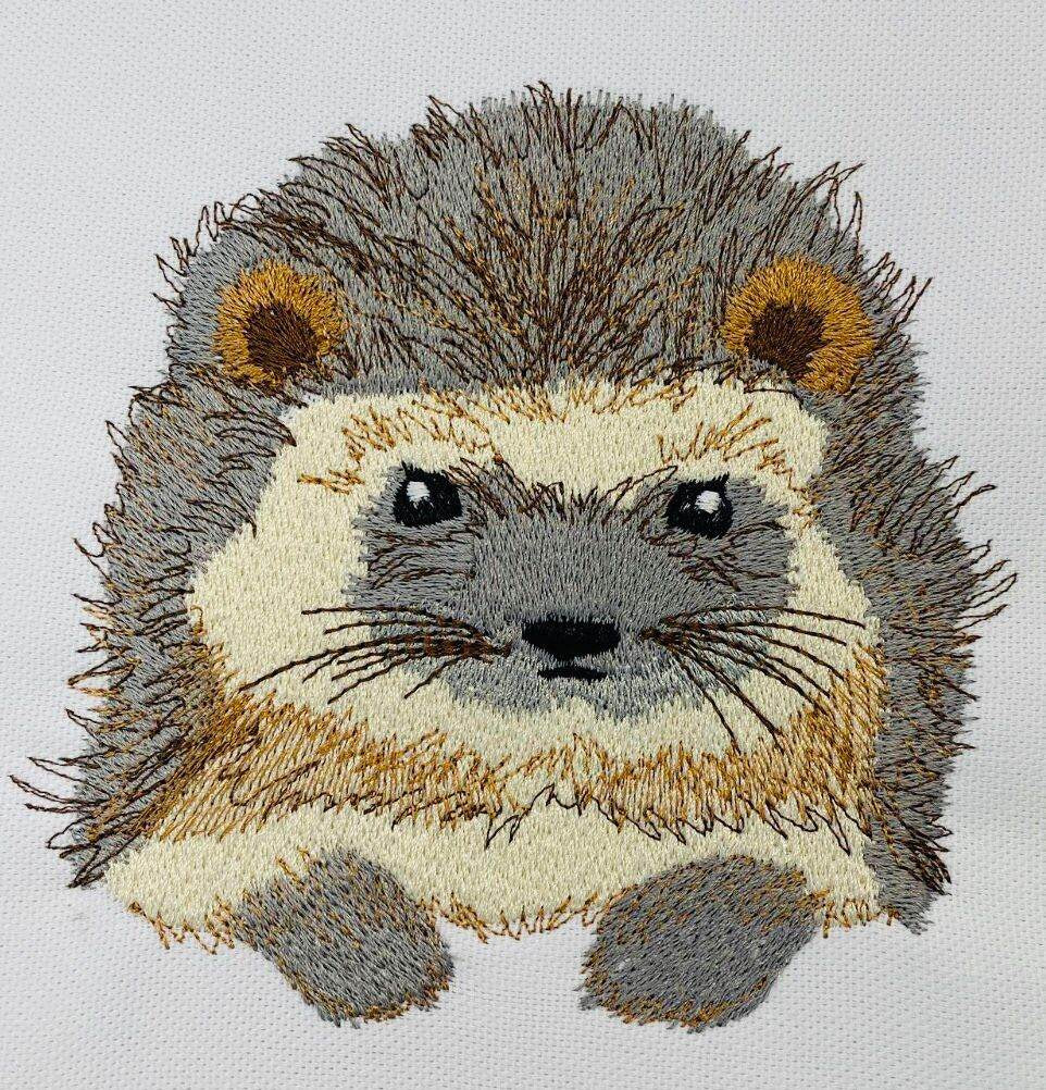 Igel Stickdatei – niedliches Herbstmotiv für Kleidung, Kissen & Geschenke - Sewando