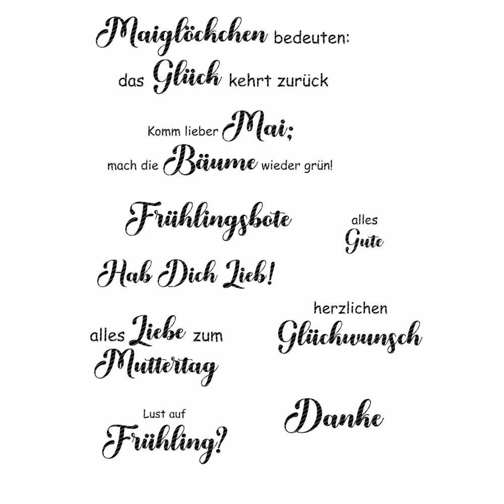 Digiset Maiglöckchen Plotten, Sublimation, Drucken - Sewando