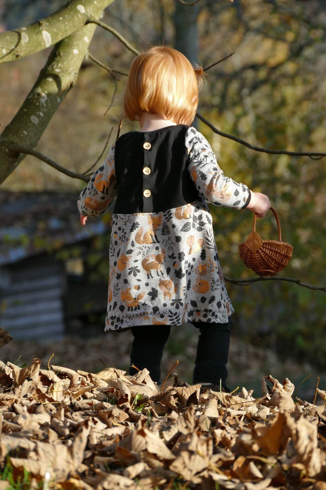 Herbstkleid Heidi Schnittmuster Kleid 50-170 - Sewando