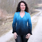 Schnittmuster COREY Shirt mit besonderem Kragen, leicht zu nähen Gr. 34-54 - Sewando
