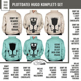 Bundle Plotterdatei Monster Hugo Komplett-Set (2 Plottserien) - Sewando