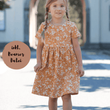 Schnittmuster Basic Kleid BEAMER Version - Gr. 86-164 - Sewando