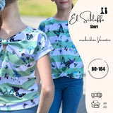 Schnittmuster Shirt El Schluffo Gr. 80-164 - Sewando