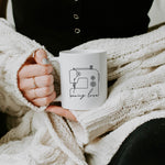 Plotterdatei SVG – Sewing Love | Line Art Nähmaschine - Sewando