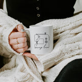 Plotterdatei SVG – Sewing Love | Line Art Nähmaschine - Sewando