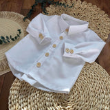 Schnittmuster Casual knirps Baby- und Kinderhemd/Poloshirt NUR Beamerdateien Gr. 74 bis 164 - Sewando