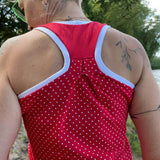 Schnittmuster Racerback Tanktop mit Kellerfalte Kira für Damen Gr. 32-52 - Sewando