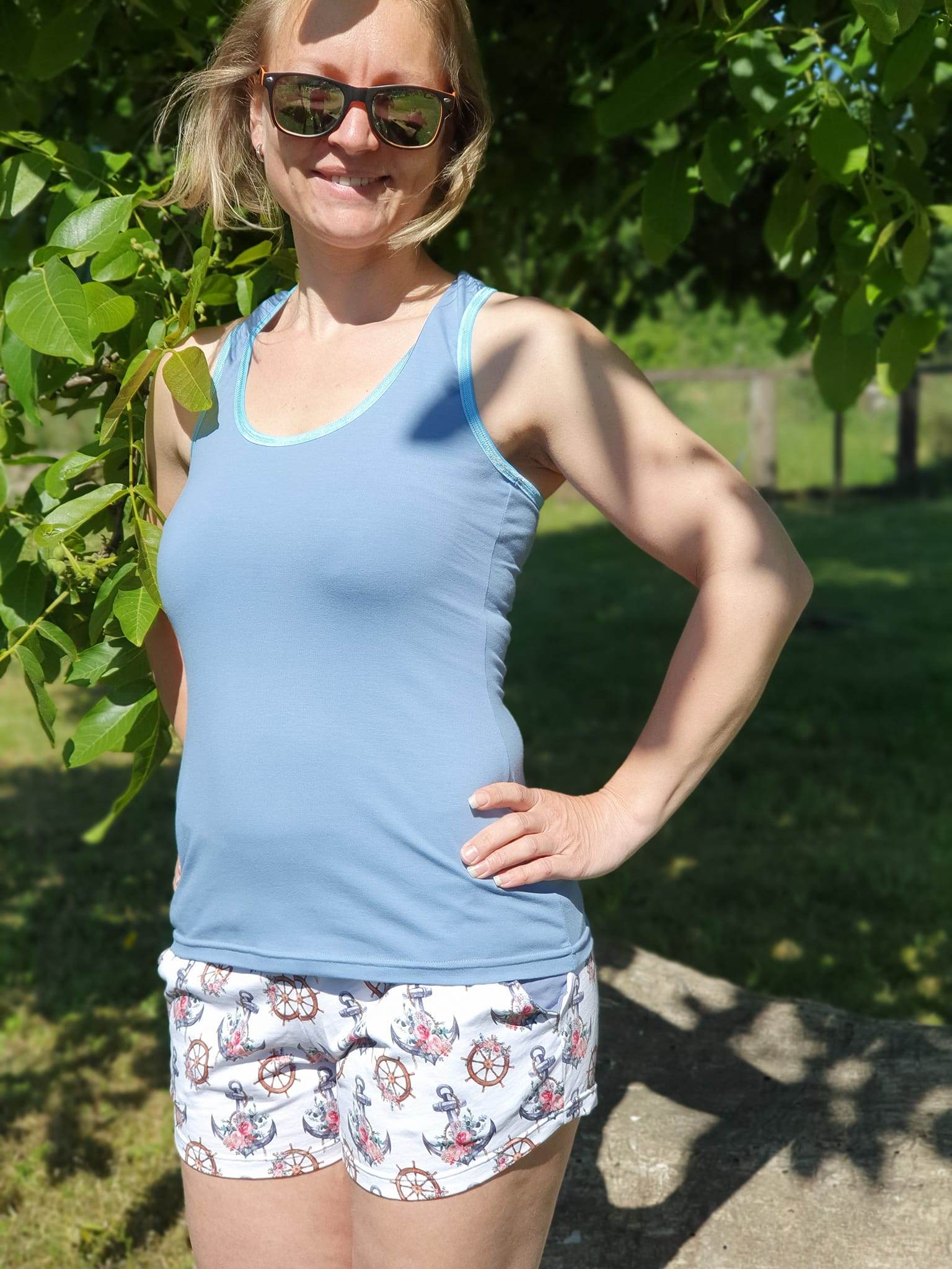 Schnittmuster Lia Racerback Tanktop für Damen Gr. 32-42 - Sewando