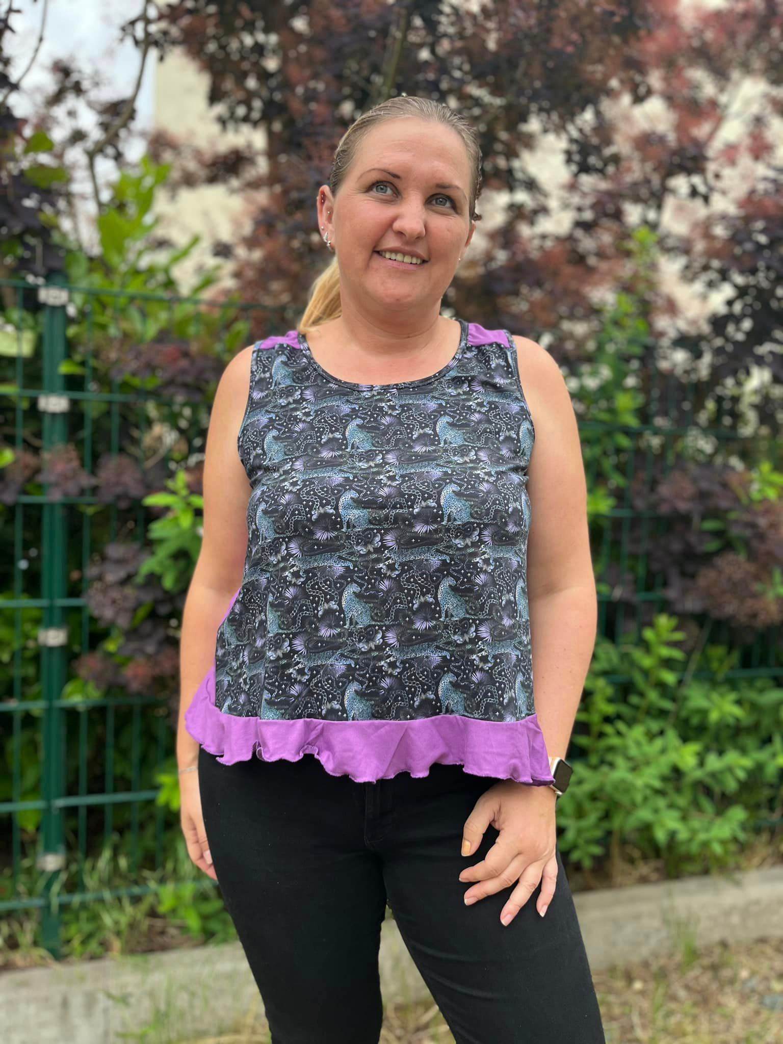 Schnittmuster Top Shirt für Damen Amy Gr. 32-48 - Sewando