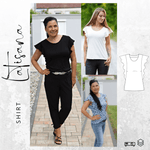 Schnittmuster Volant - Shirt LATISANA Gr. 34-54 : - Sewando