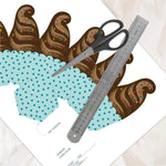 Mitbringsel Geschenkbox Cupcake blau - Plotterdatei - Sewando