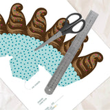 Mitbringsel Geschenkbox Cupcake blau - Plotterdatei - Sewando