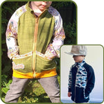 Schnittmuster Sweatjacke Curl Größen 74 bis 176 - Sewando