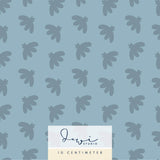 Nahtloses Muster Stoffdesign| Frühlingshäschen Kombistoff | Blumen Blau | 25x25cm - Sewando