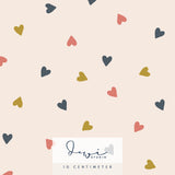 Nahtloses Muster | Hello Darling | Herzen Klein Bunt | 50x50cm, Stoffdesign : - Sewando