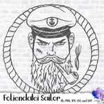 Foliendatei Sailor, Seemann, maritimes Motiv SVG - Sewando