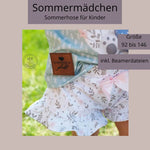 Schnittmuster Sommermädchen Beamerversion Gr. 74 bis 152 - Sewando