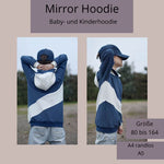 Schnittmuster Mirror Hoodie A0/A4 randlos Gr. 80-164 - Sewando