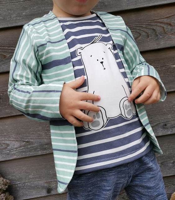 Happy Lysander - Gr 86 - 164 - Shirt mit Fake-Jacke Schnittmuster - Sewando