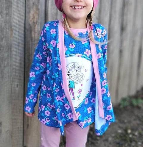 Happy Lysan - Gr 86 - 164 - Shirt mit Cardigan + Mantel Schnittmuster - Sewando