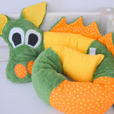 Nähanleitung Bettschlange Dino Bettrolle - Sewando