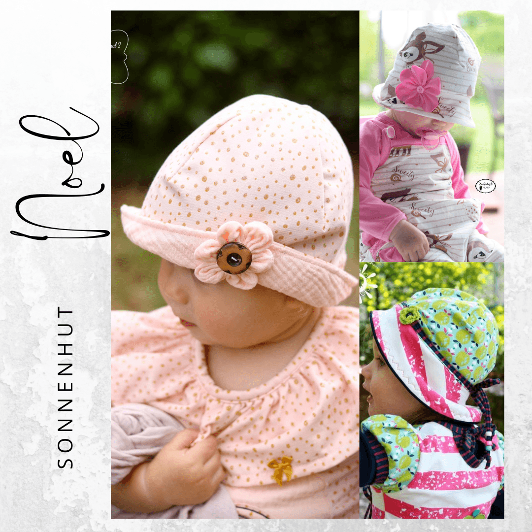 Schnittmuster Sonnenhut NOEL + Tutorial Blume : - Sewando