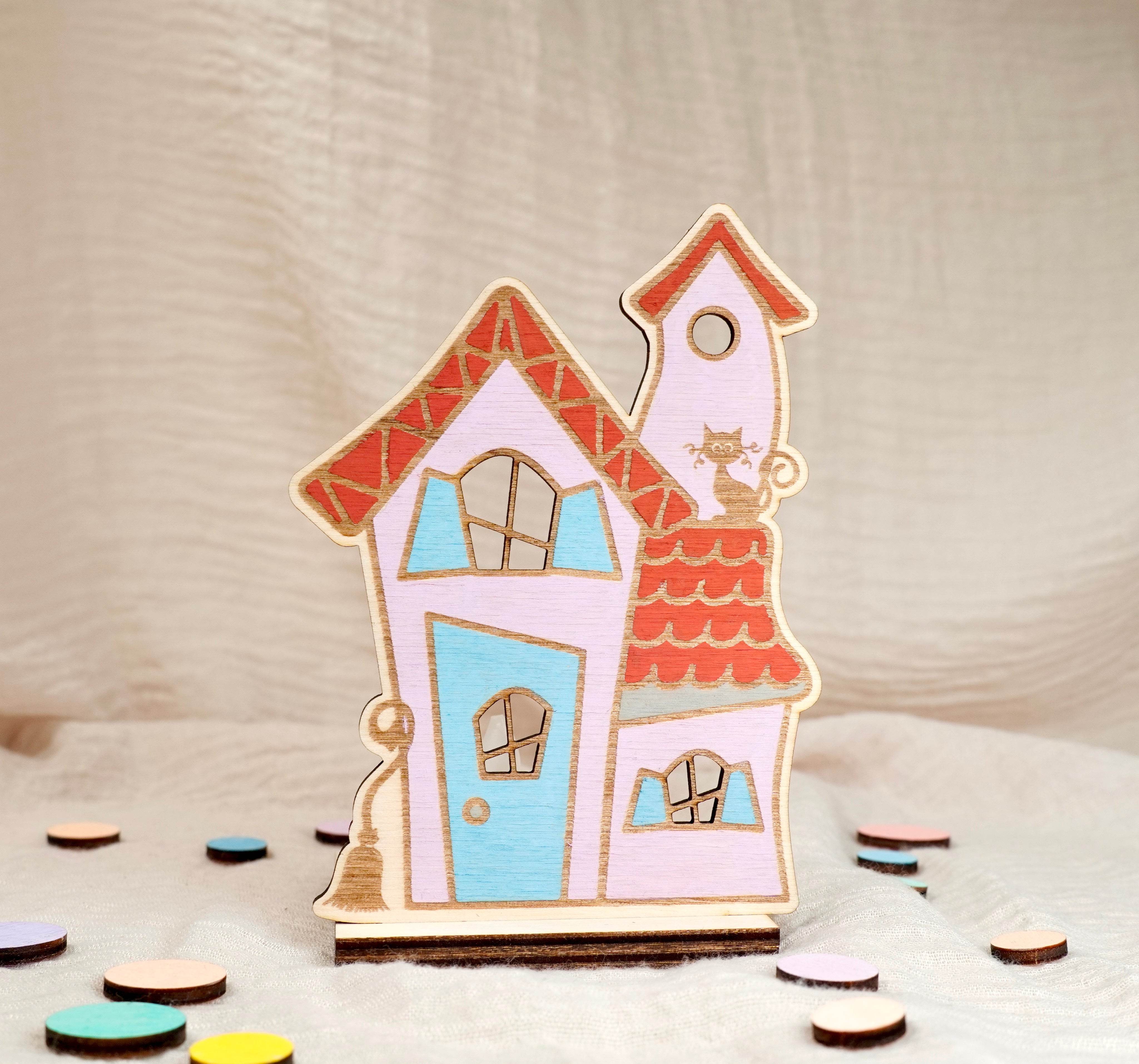 Laserdatei Hexenhaus - Sewando