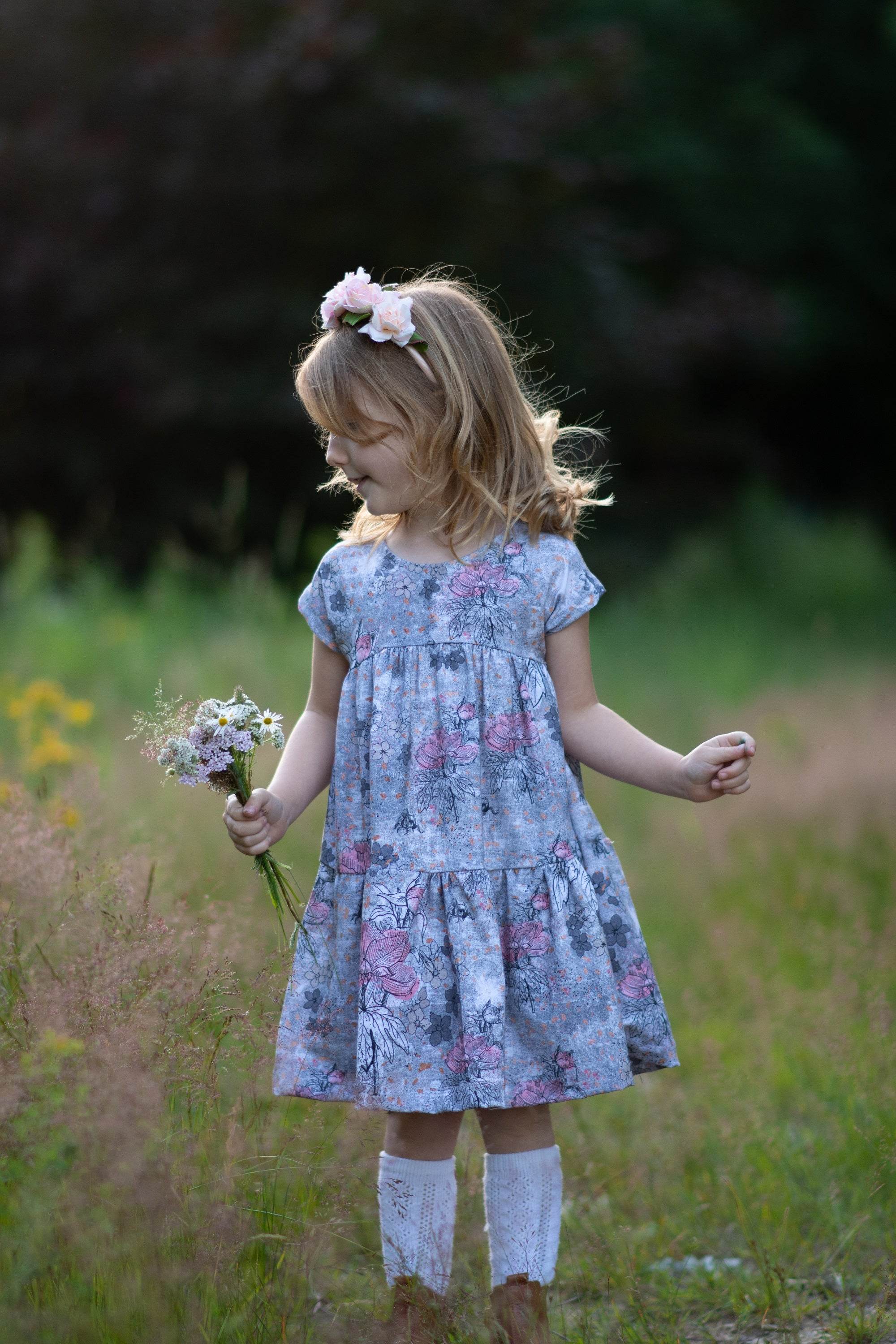 Schnittmuster Crossover Dress - Kleid BEAMER Version - Gr. 56 - 164 - Sewando