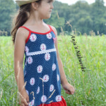 Schnittmuster und Nähanleitung Trägerkleid Lara Gr. 80–164 - Sewando