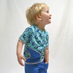 Schnittmuster Pilvi - Raglanshirt Gr. 50 - 104 mit Tasche & Knopfleiste - Sewando