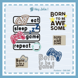 Plotter- und Laserdatei Eat Sleep - Sewando