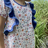 Schnittmuster Mathilda – Rüschenkleid für Mädchen Gr. 98–134 inkl. Anleitung - Sewando