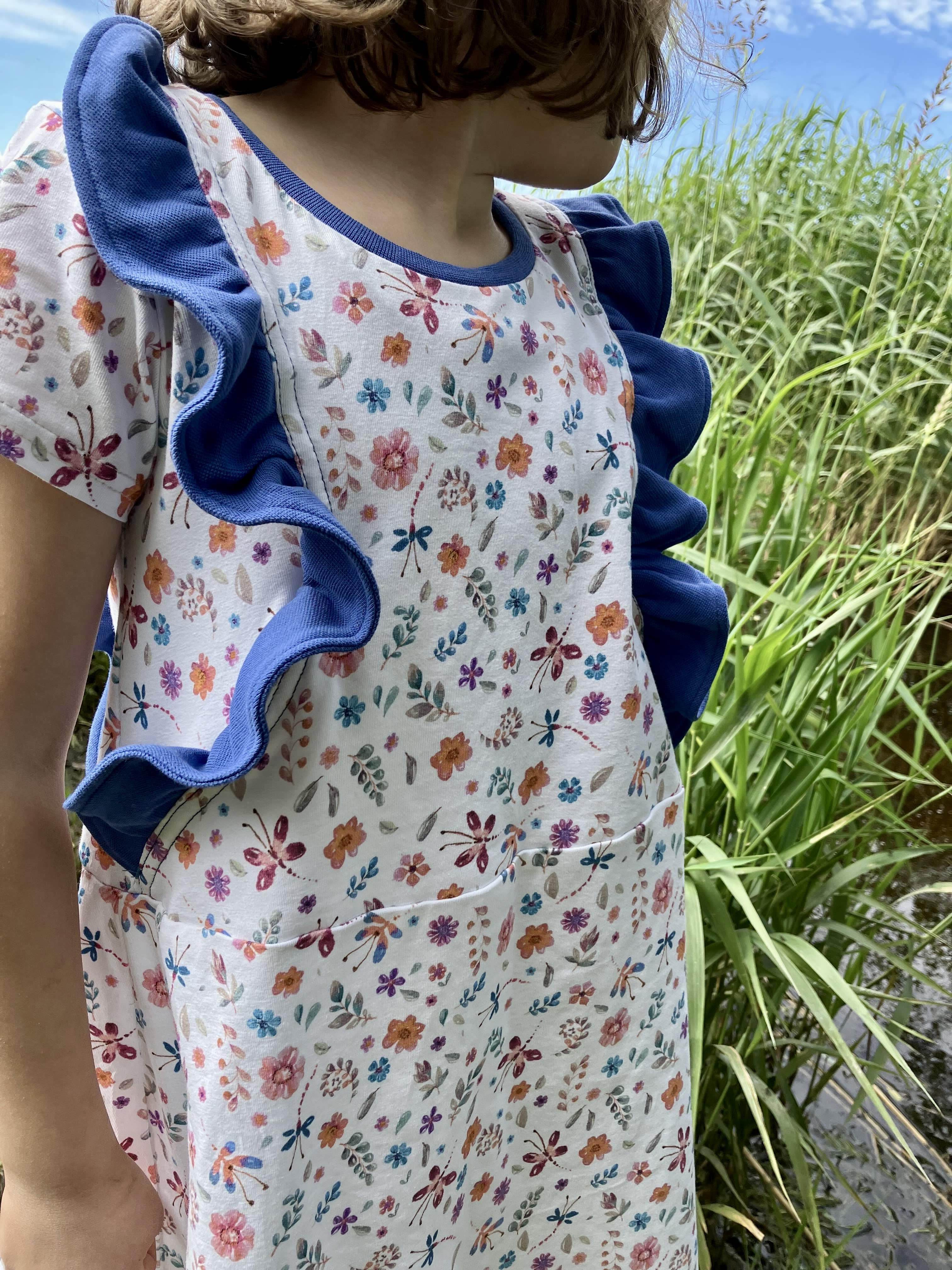 Schnittmuster Mathilda – Rüschenkleid für Mädchen Gr. 98–134 inkl. Anleitung - Sewando