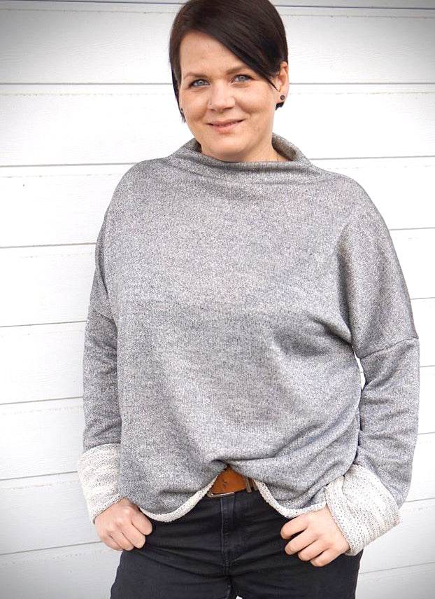 Schnittmuster Oversize Pullover RAPIDO (34-58) - Sewando