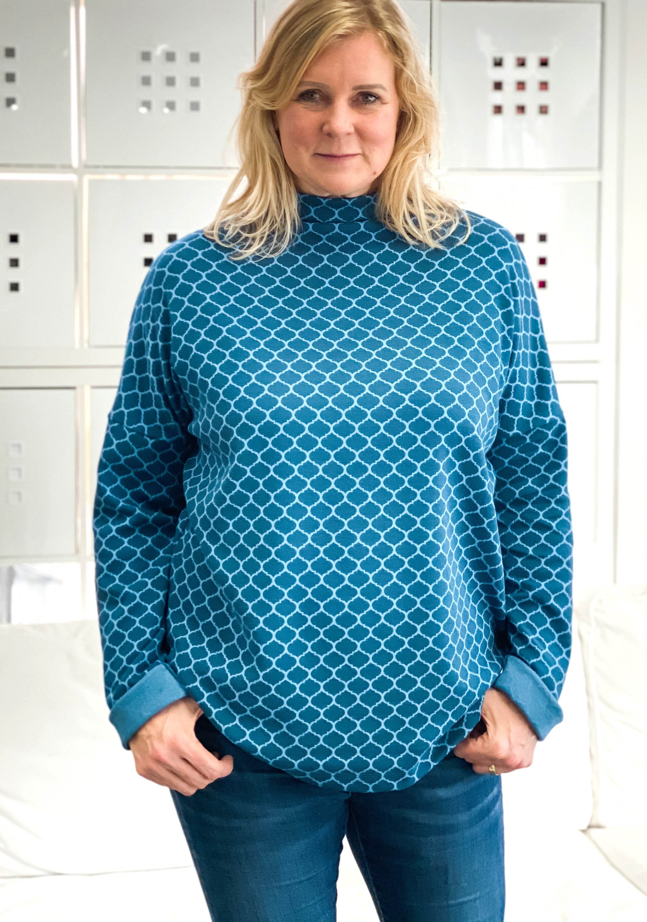 Schnittmuster Oversize Pullover RAPIDO (34-58) - Sewando