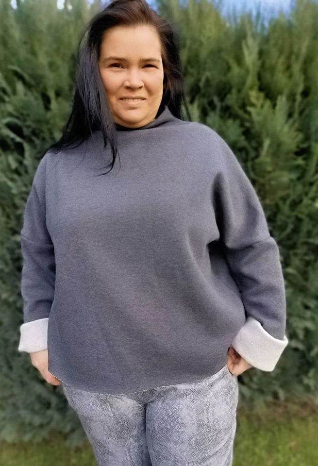 Schnittmuster Oversize Pullover RAPIDO (34-58) - Sewando