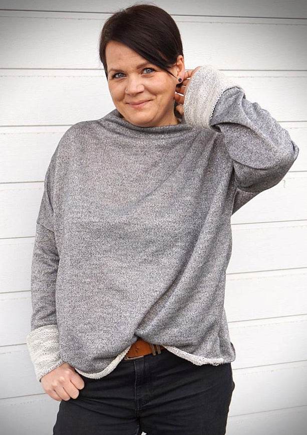 Schnittmuster Oversize Pullover RAPIDO (34-58) - Sewando