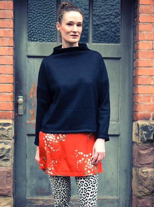 Schnittmuster Oversize Pullover RAPIDO (34-58) - Sewando