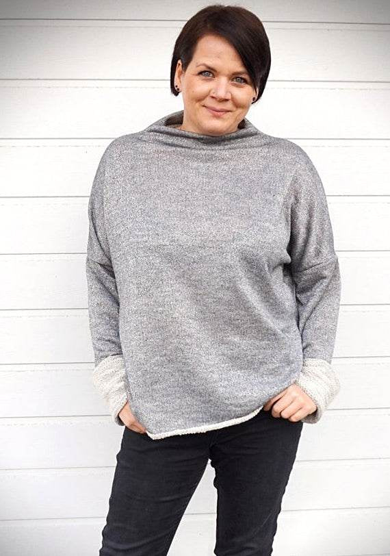 Schnittmuster Oversize Pullover RAPIDO (34-58) - Sewando
