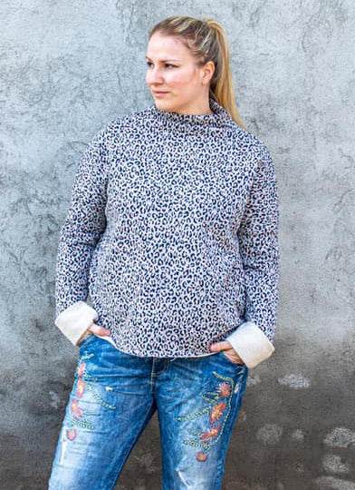 Schnittmuster Oversize Pullover RAPIDO (34-58) - Sewando