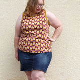 Schnittmuster Top, Trägerkleid SOL (34-58) - Sewando