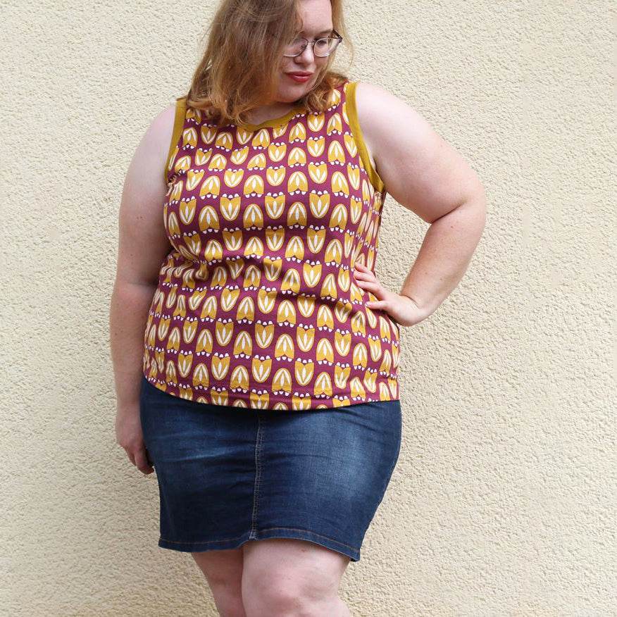 Schnittmuster Top, Trägerkleid SOL (34-58) - Sewando