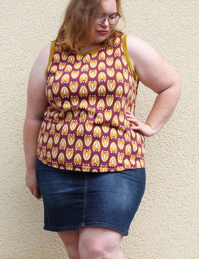 Schnittmuster Top, Trägerkleid SOL (34-58) - Sewando