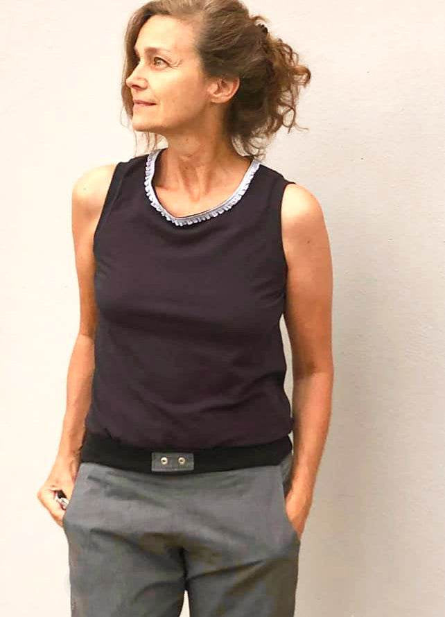 Schnittmuster Top, Trägerkleid SOL (34-58) - Sewando