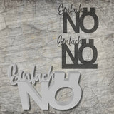 *Einfach Nö* * 3D Druck-, Laser und Plotterdatei in 2 Varianten